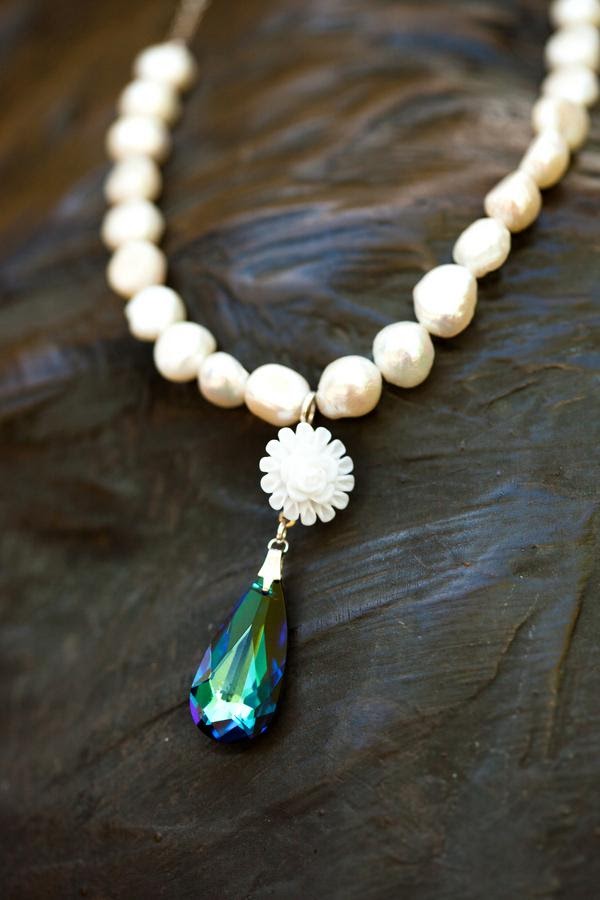 Peacock Necklace - Bridal Necklace