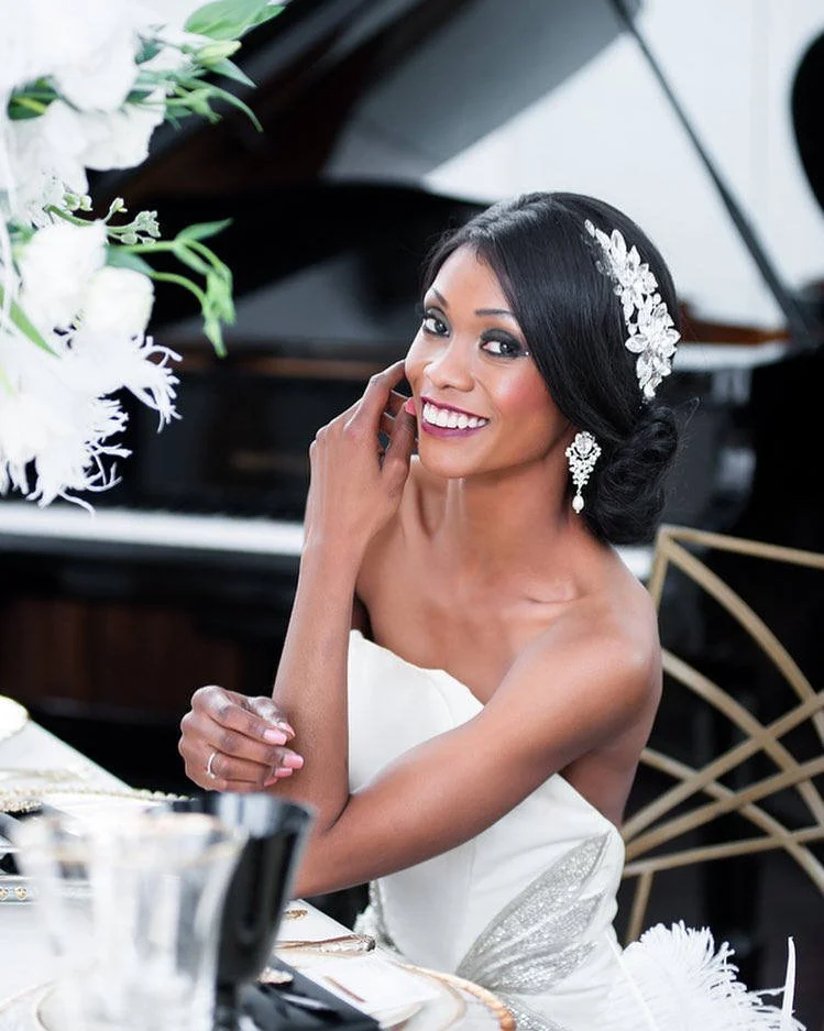 Bridal Earrings Chandelier, Statement Wedding Jewelry, Art Deco Pearl and Crystal