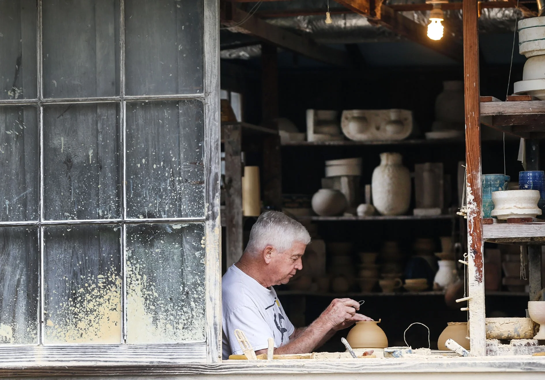 James Anderson at Shearwater Pottery