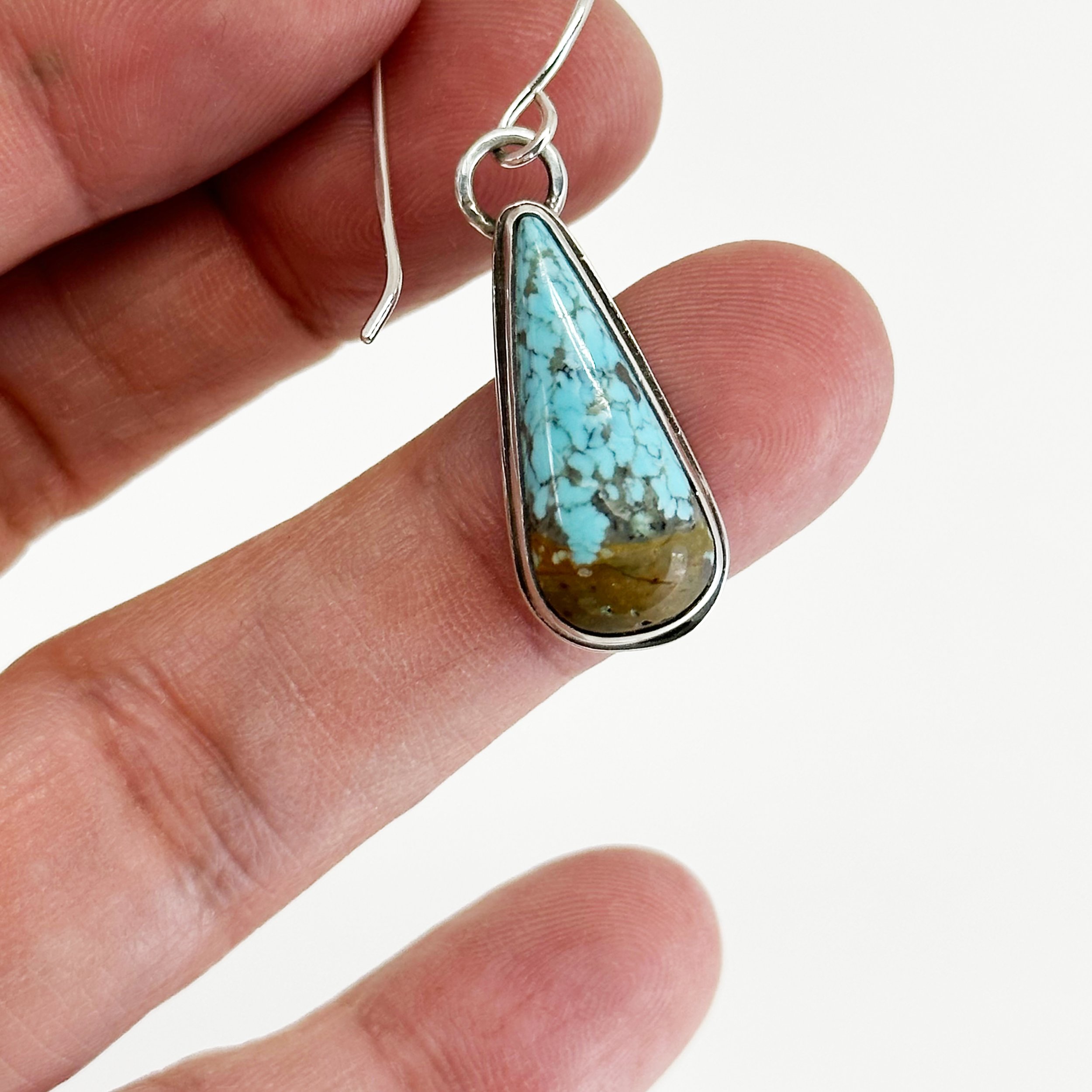 Modern Turquoise Earrings Handmade in New Hampshire — Wendy
