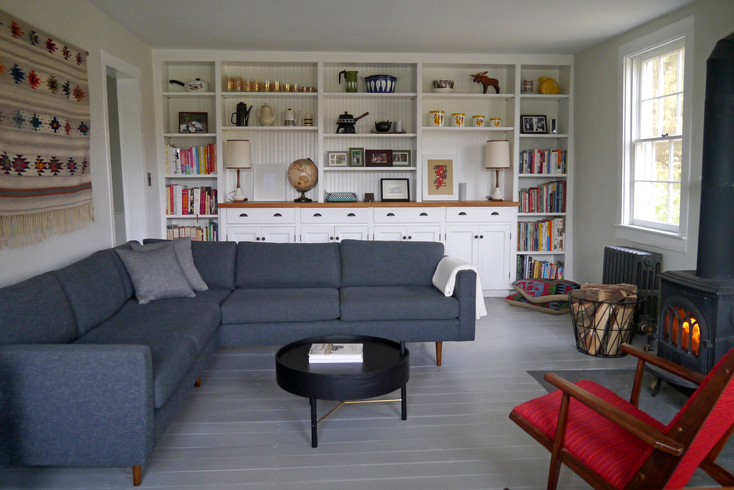 Living Room - Large sectional couch