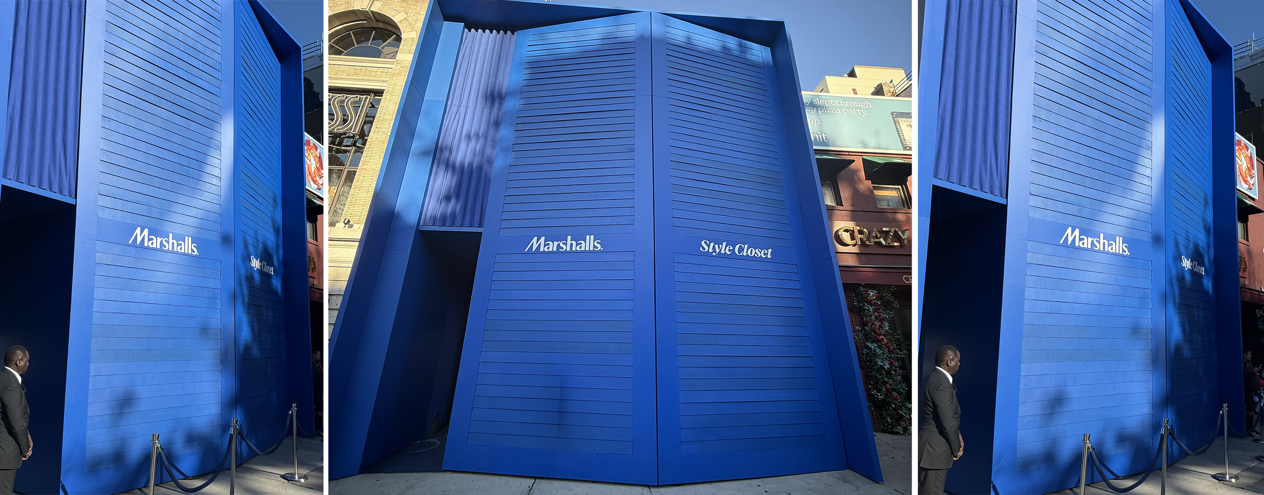  Yes, we built a giant closet in the middle of New York City.  But I can explain.  It all started with Jimmy Fallon and  On Brand , a TV show where contestants pitched campaign ideas to brands like Marshalls. (Basically, a primetime version of people