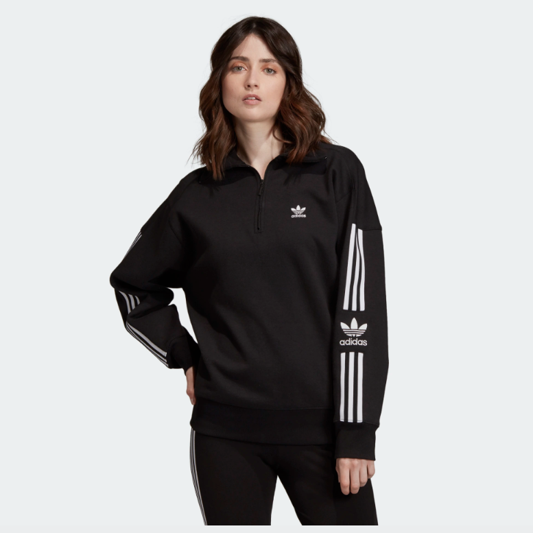 The adidas Women's Half-Zip Sweatshirt Is On Sale For 40% Off! â Clothes Under Cost