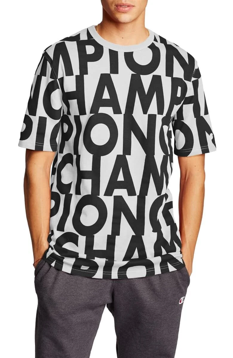 champion script crewneck