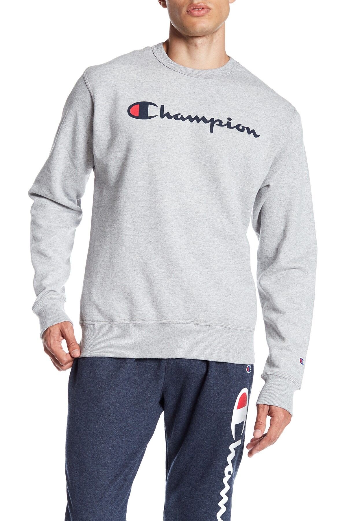 Champion Graphic Powerblend Crew Neck Pullovers On Sale For $13.98 ...