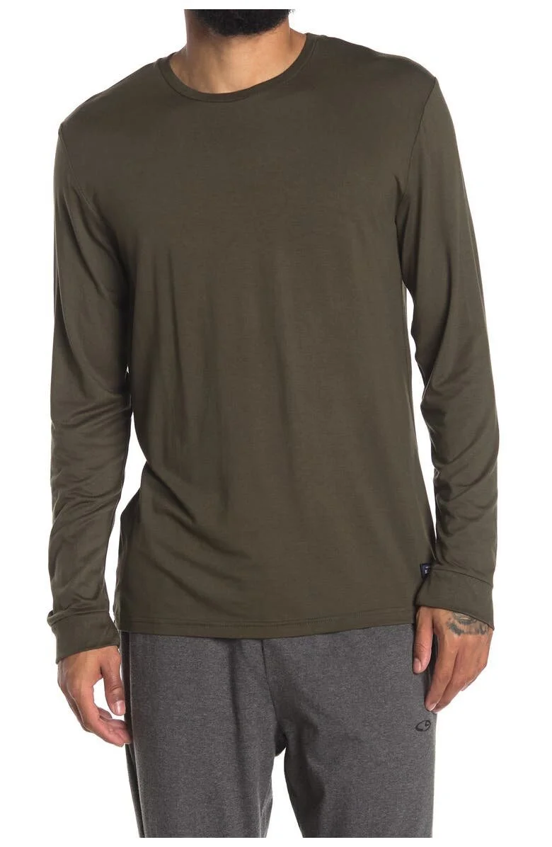 ben sherman crew neck long sleeve sleep shirt on sale for $5.09!