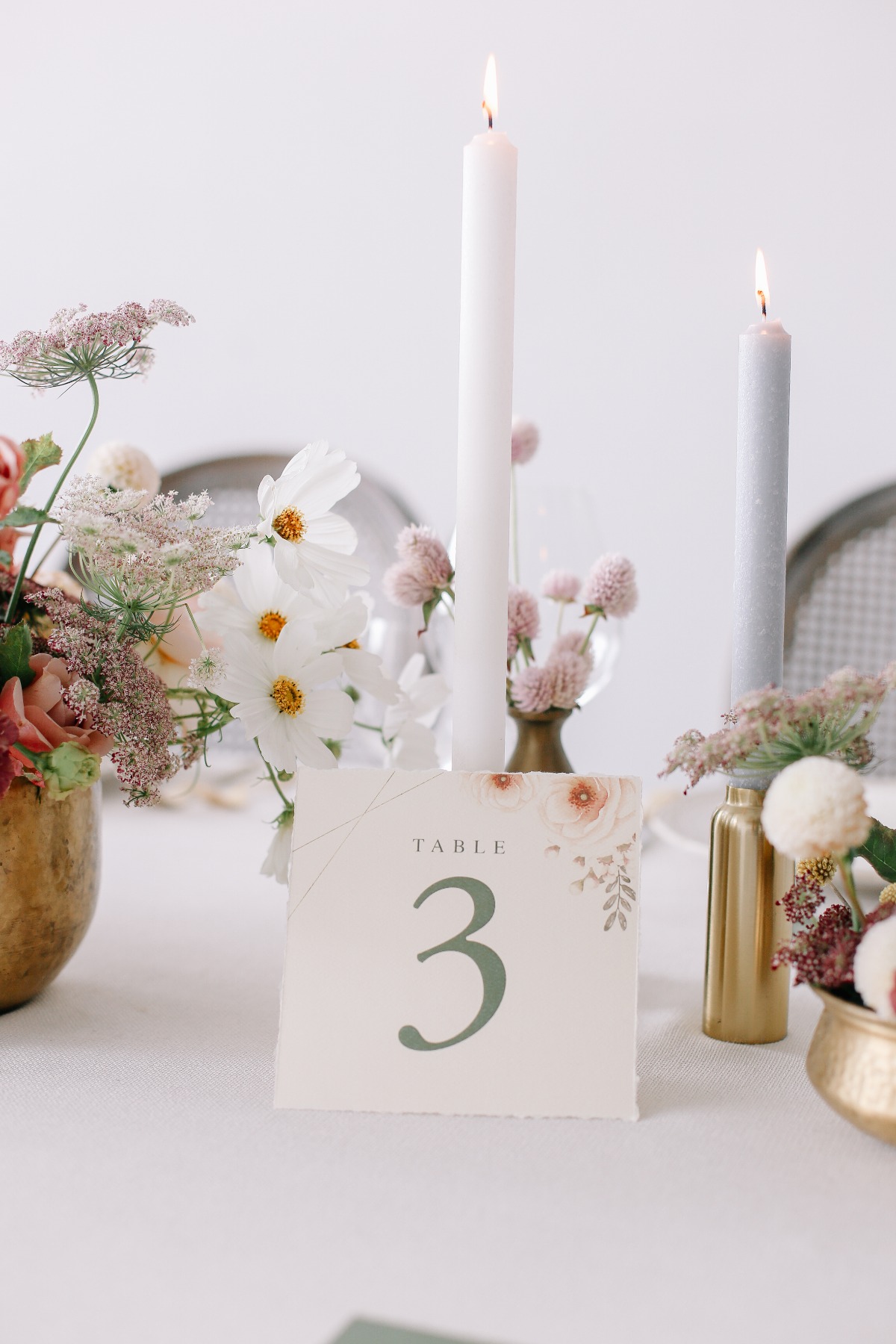 crave-design.com | spottedstills.com | Floral Textured Wedding | Custom Wedding Stationery | Wedding Invitation suite | Table Number