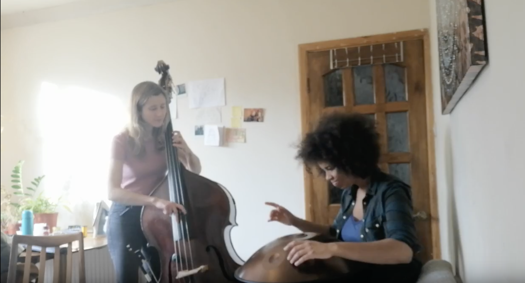 Double bass and hand pan collaboration