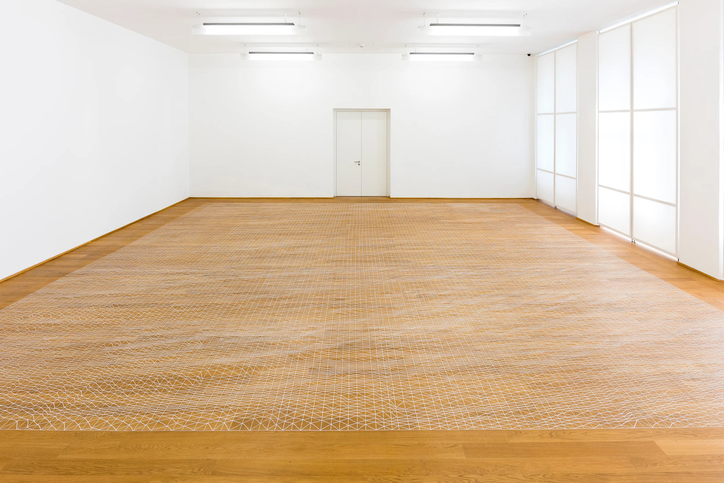 Site-specific drawing at Museum Wiesbaden