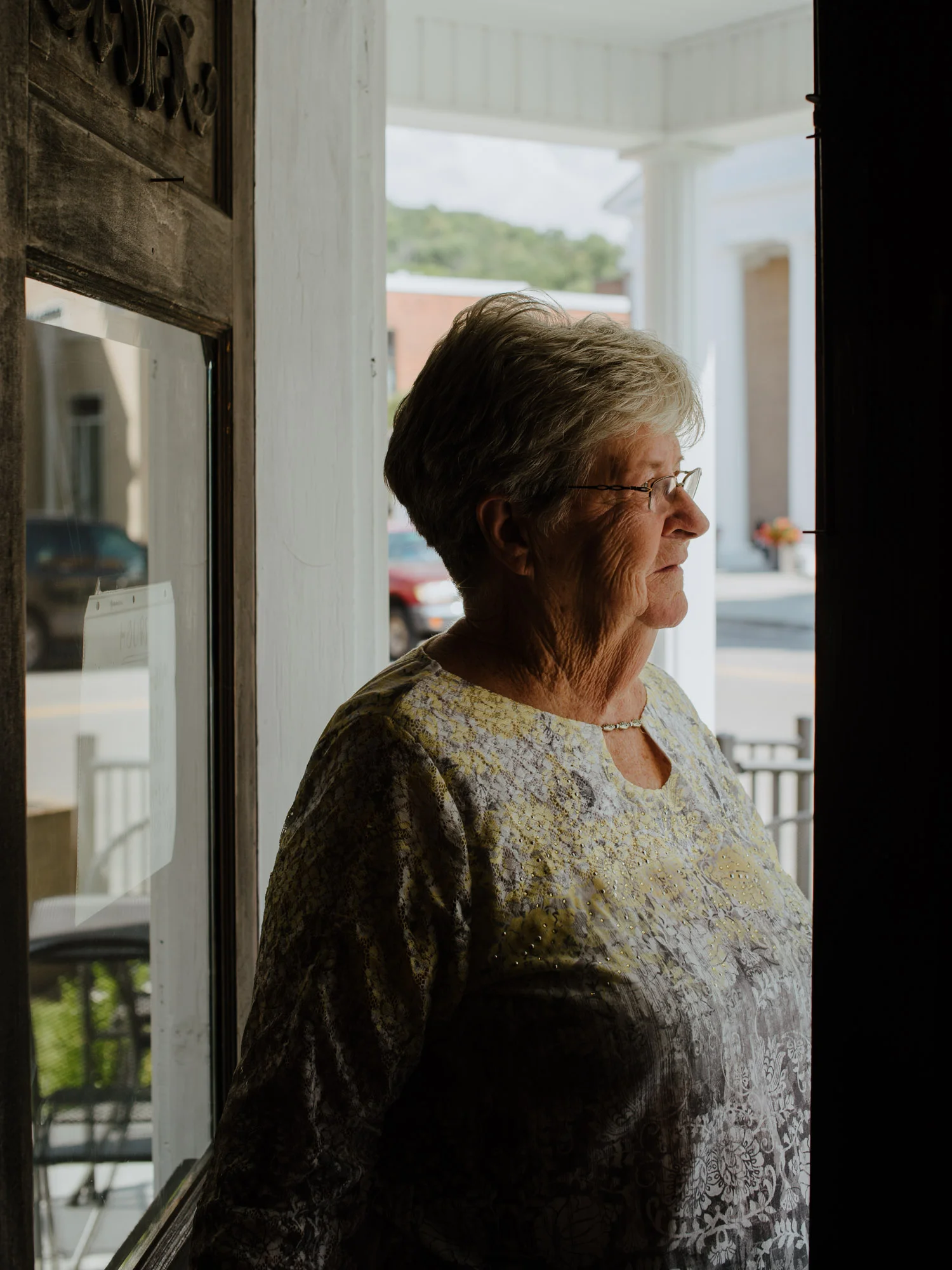 Irma Mitchell, owner of the Front Porch and president of Tazewell Today, an organization dedicated to revitalizing the town.