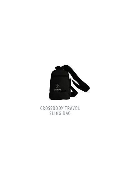 Crossbody travel sling bag
