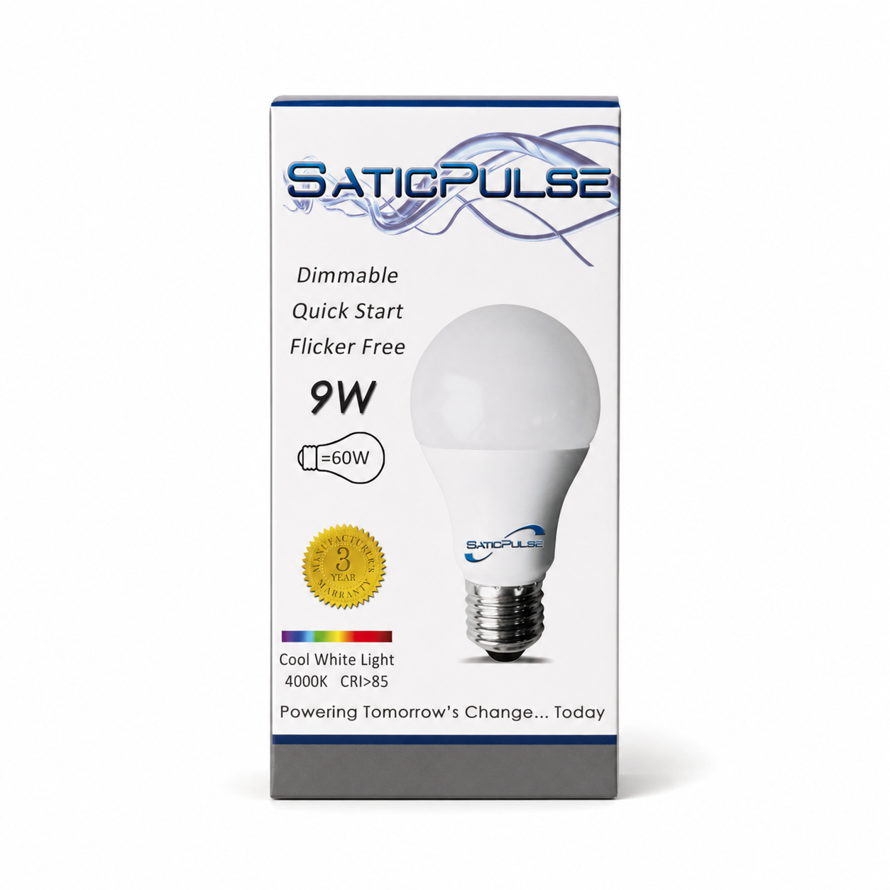 Satic Pulse LED Lighting 9W-120V-Pack of 50