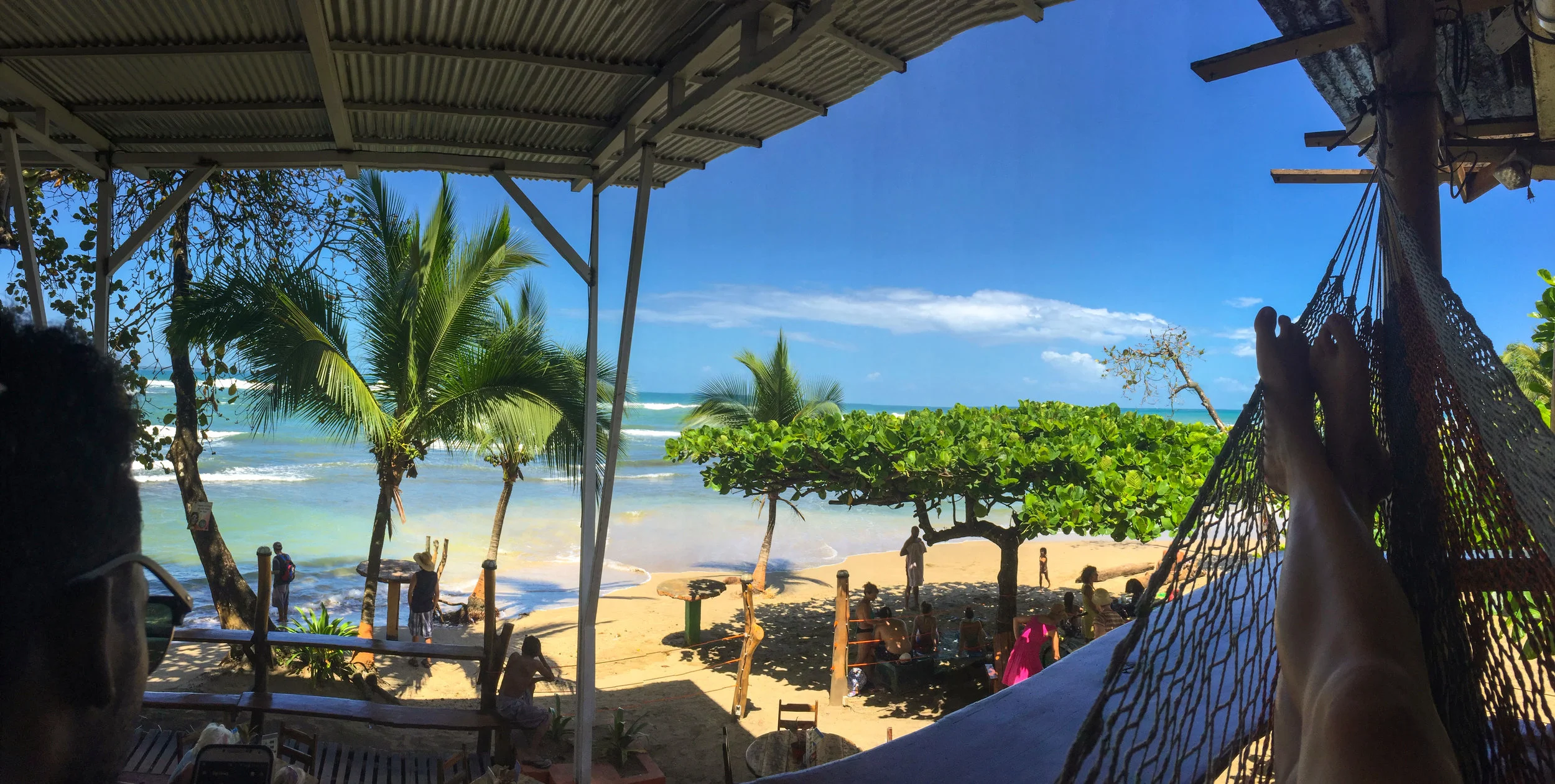 The view from our hammock on our balcony.
