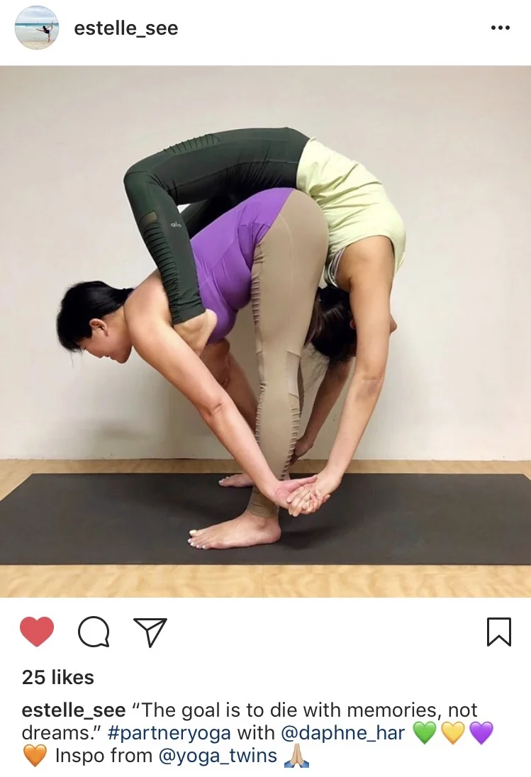 These yogis used our post as inspiration to get together and try something new!