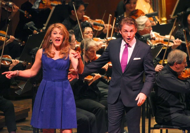 Victoria Clark with with Jason Danieley in New York Philharmonic's Anywhere I Wander: The Frank Loesser Songbook | Photo by Ruby Washington