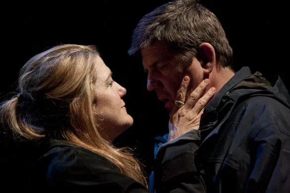 Victoria Clark and Rod McLachlan in When The Rain Stops Falling.
