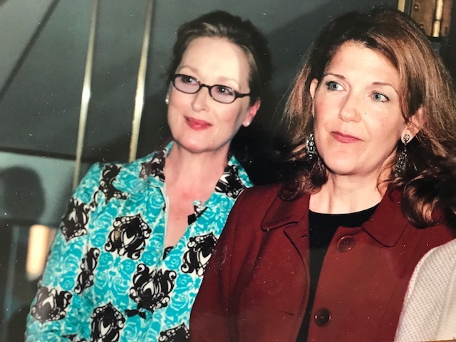 With Meryl Streep at Citymeals-on-Wheels Event