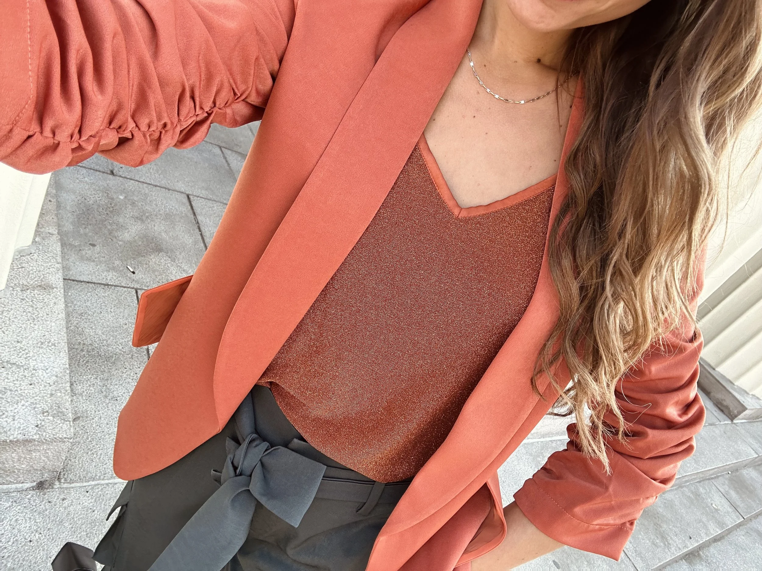 Petit haut brillant FALL COLORS