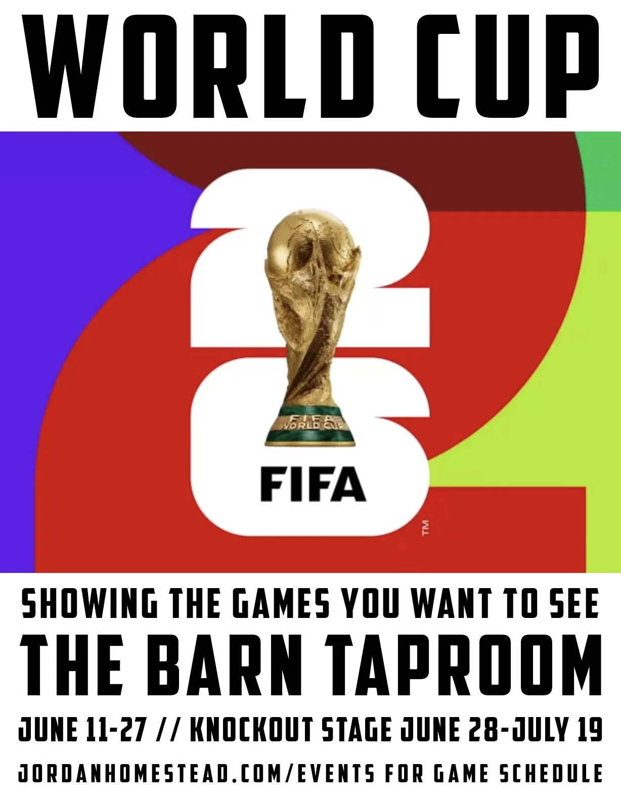 WORLD CUP GAME SCHEDULE