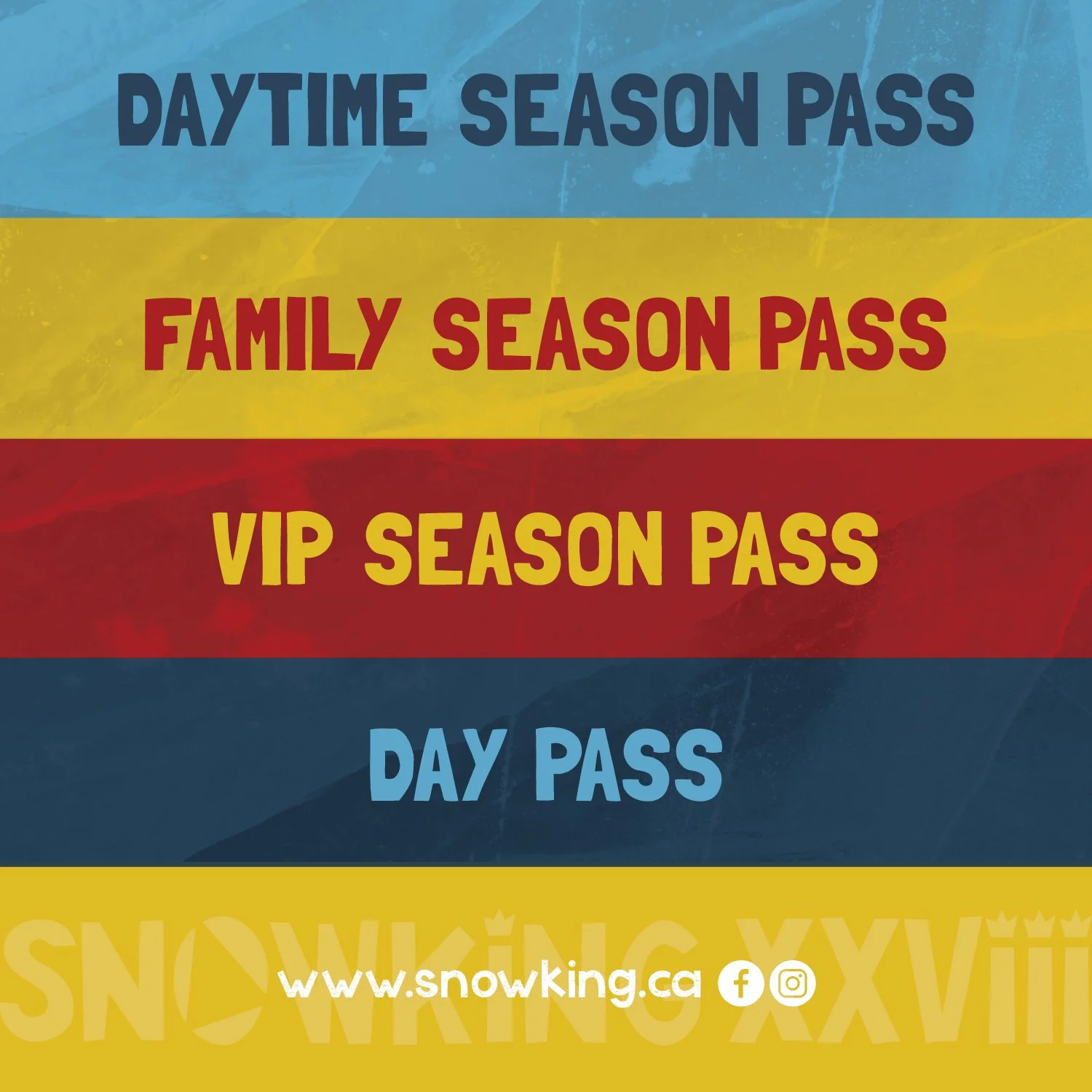 Season Passes — Snowking's Winter Festival