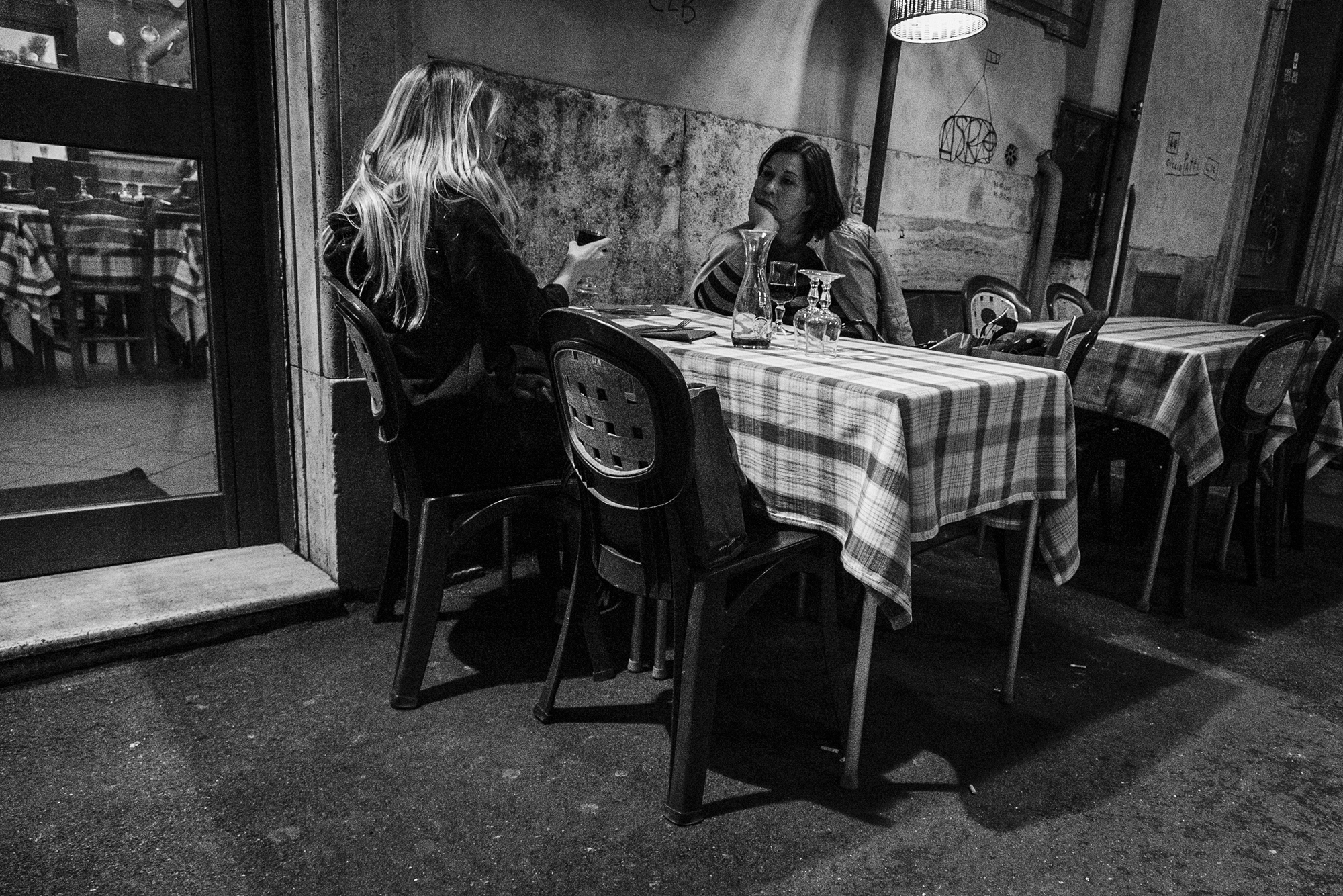 An evening conversation