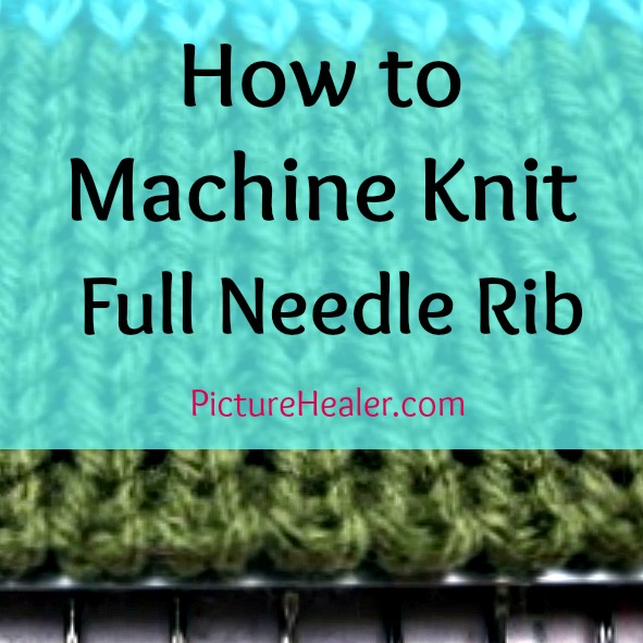 Crochet-like Stitch on Knitting Machine 