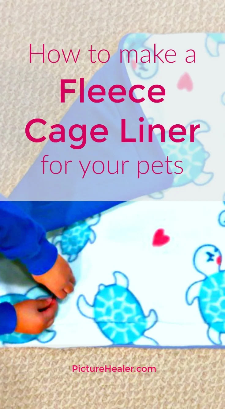 diy fleece cage liner