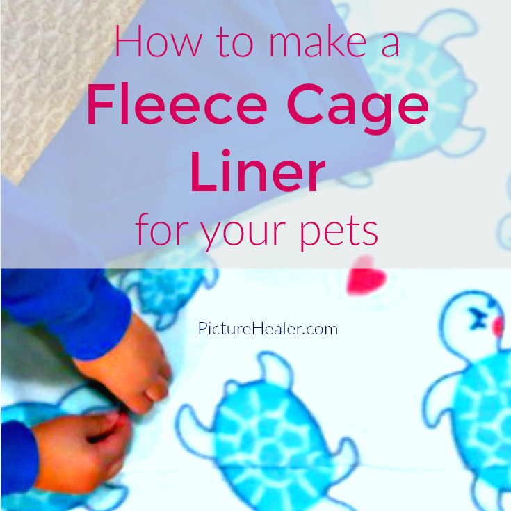 diy fleece cage liner