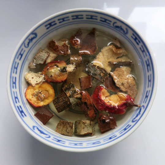 Chinese Herbal Digestive Tea Picture Healer Feng Shui Craft Art Chinese Medicine