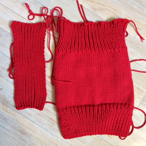 Granny square Sweater Sentro or Addi knitting machine - Knitting