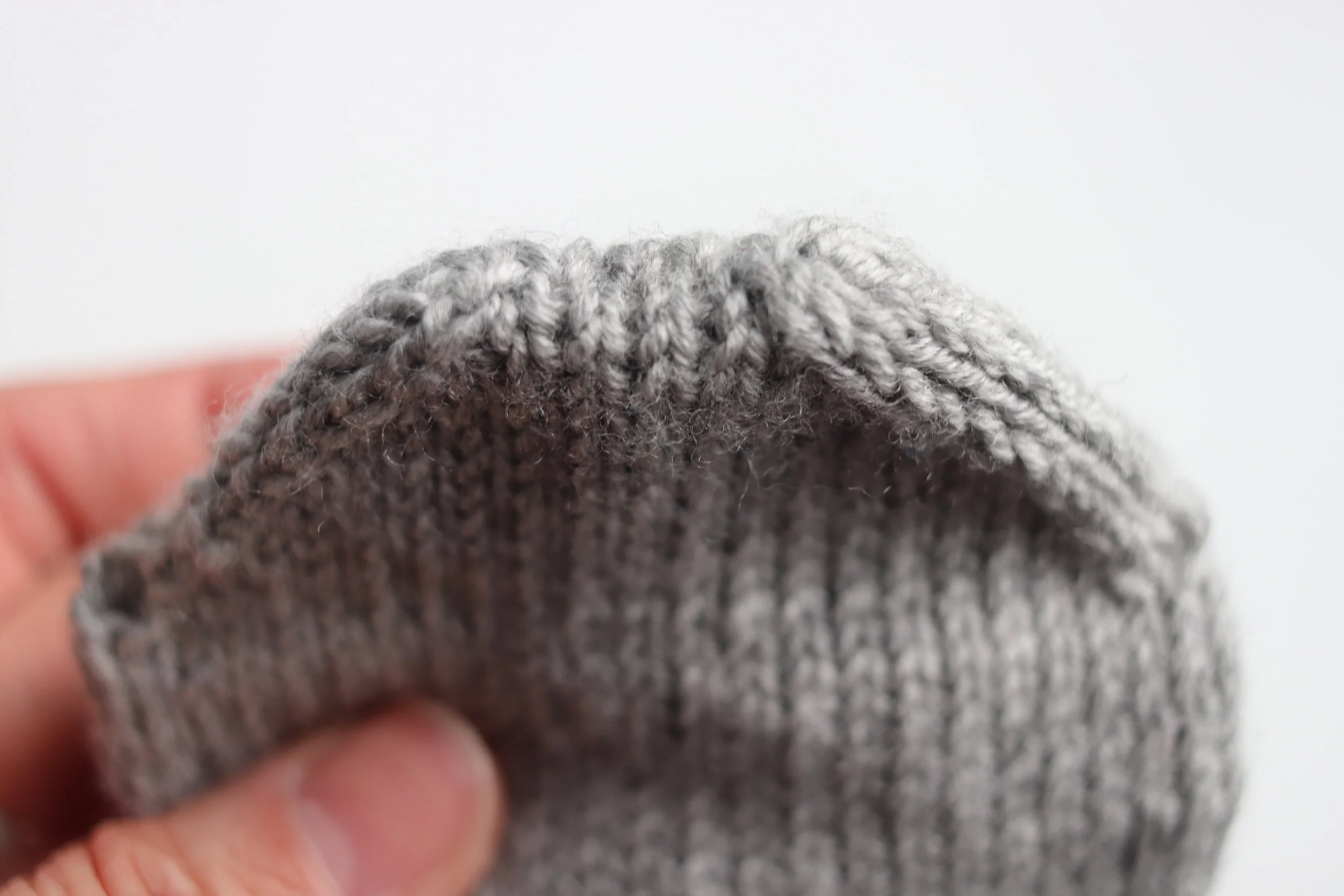 Knitting toe-up socks: Part 3 - afterthought heel and kitchener from purl side