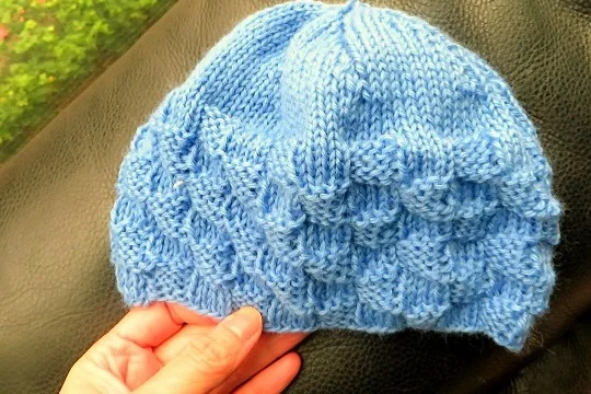How to hand knit a hat for a 4-5 years old kid with worsted yarn ...