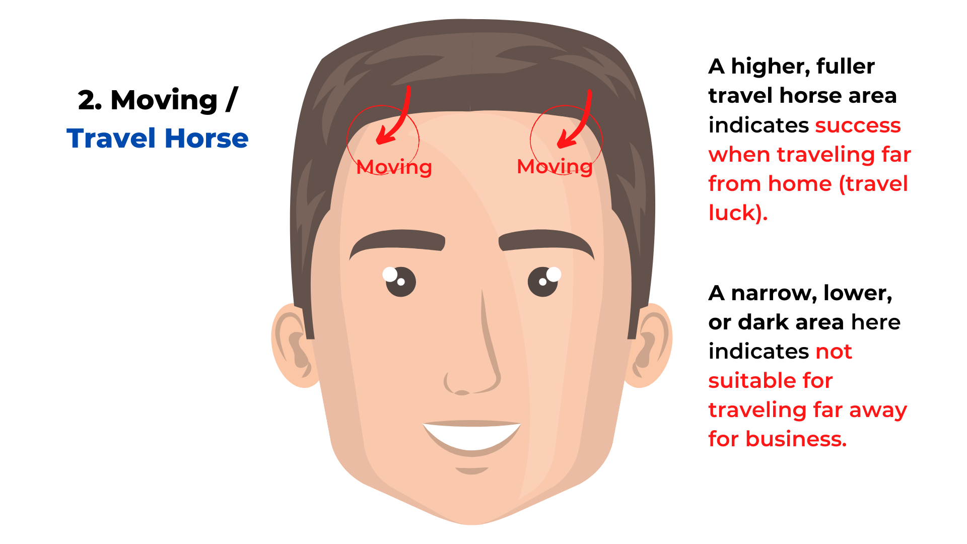 More Chinese face reading 12 common face features and meanings