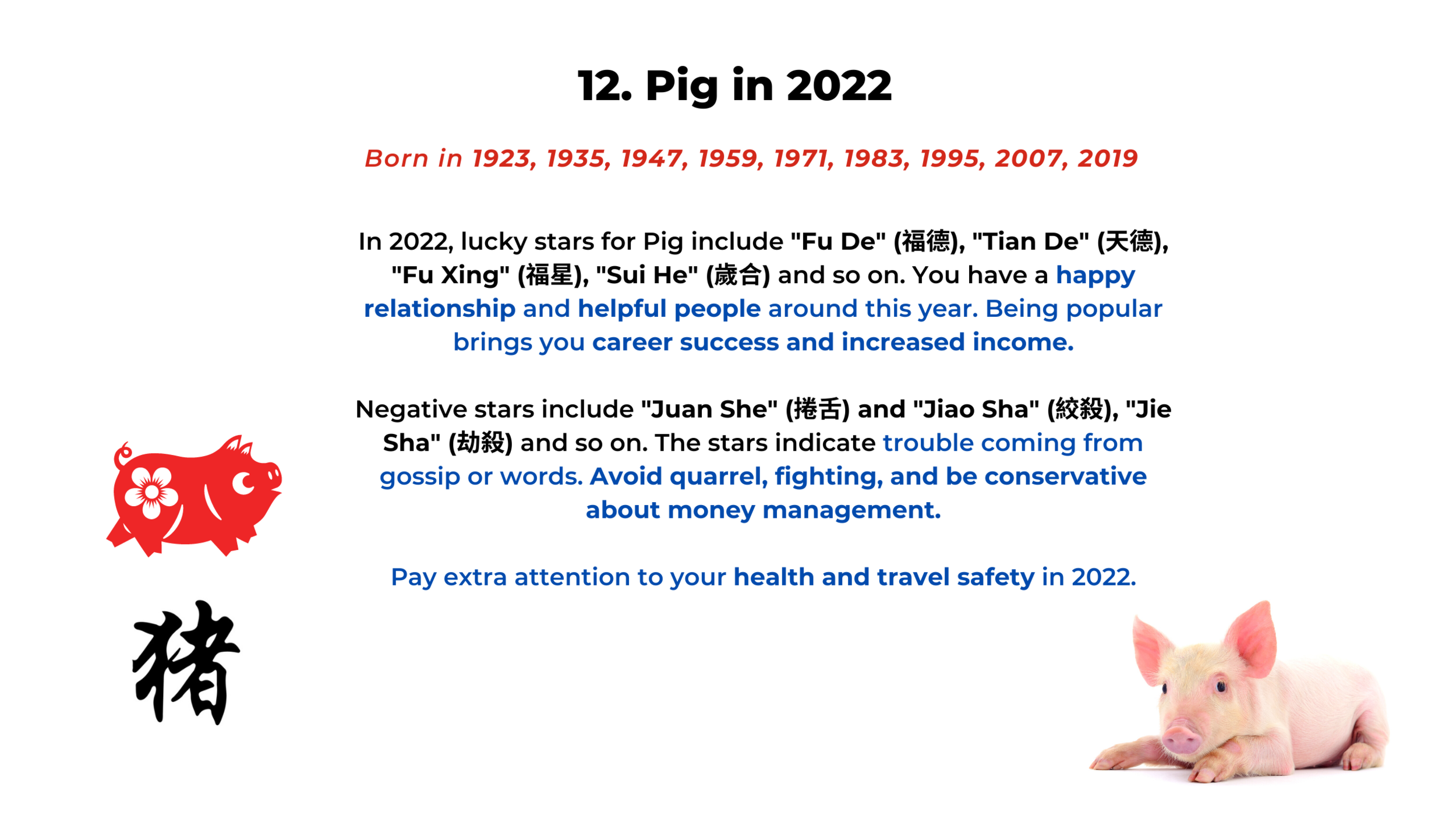 Pig horoscope 2022