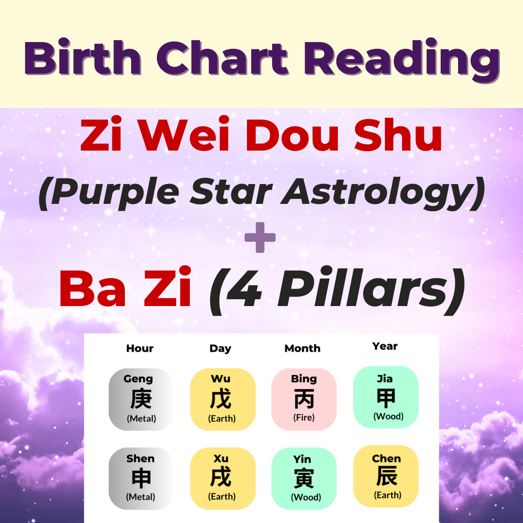 Birth chart reading combining Ba Zi and Zi Wei Dou Shu — Picture Healer