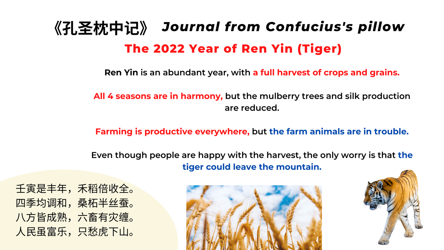 2022 Prediction with Tui Bei Tu, Zhan Zhong Ji, and