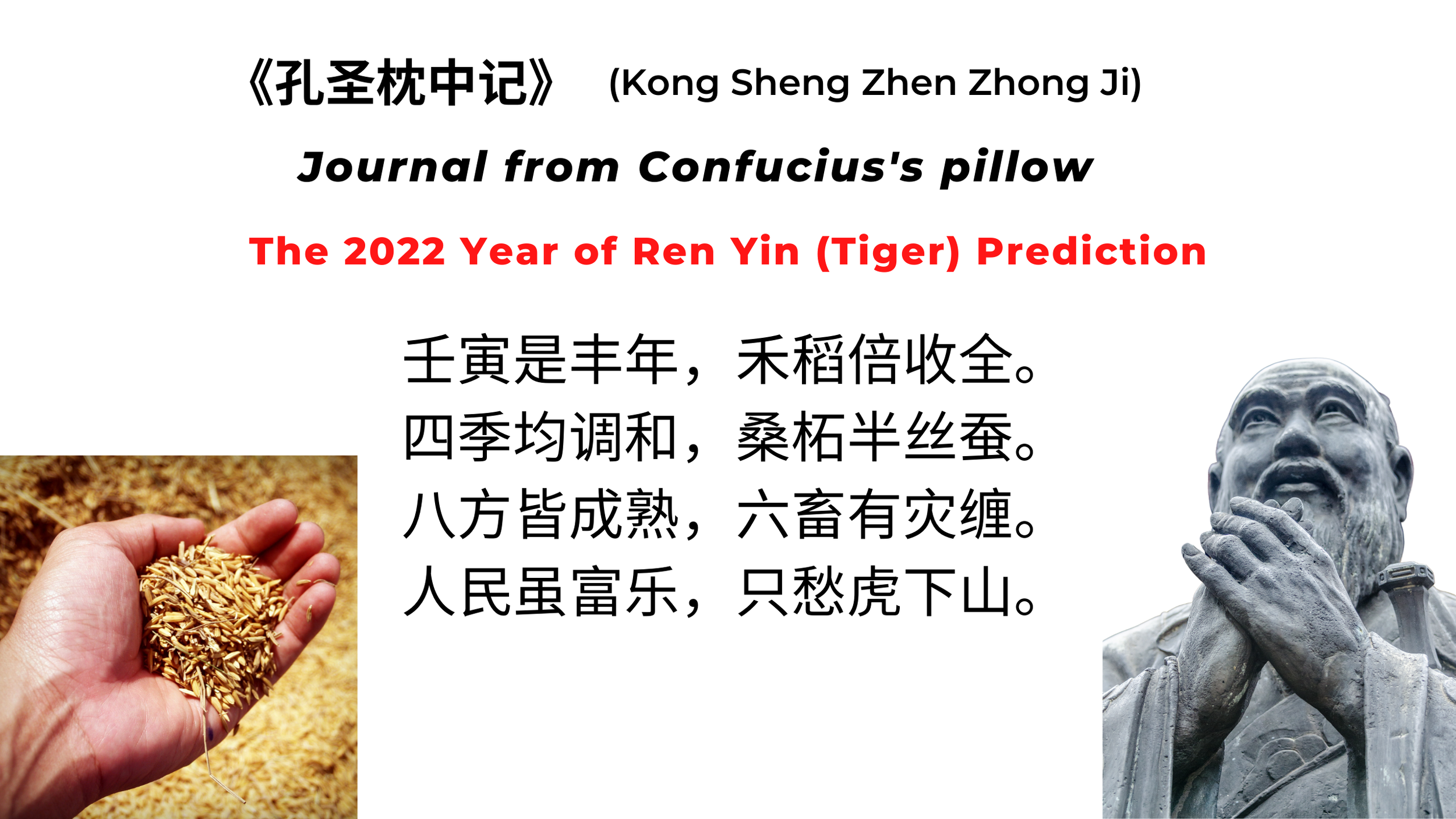 2022 Prediction with Tui Bei Tu, Zhan Zhong Ji, and