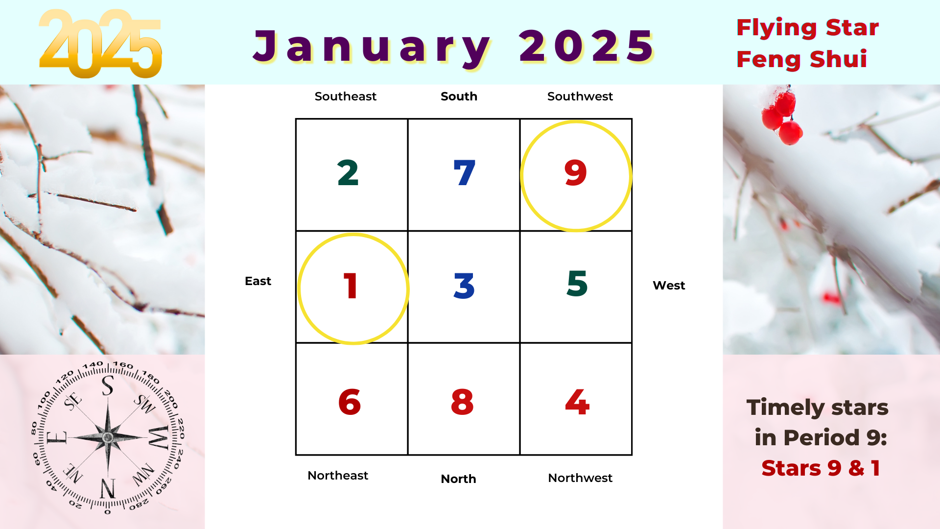 January 2025 Monthly Feng Shui Analysis and Suggestions — Picture ...