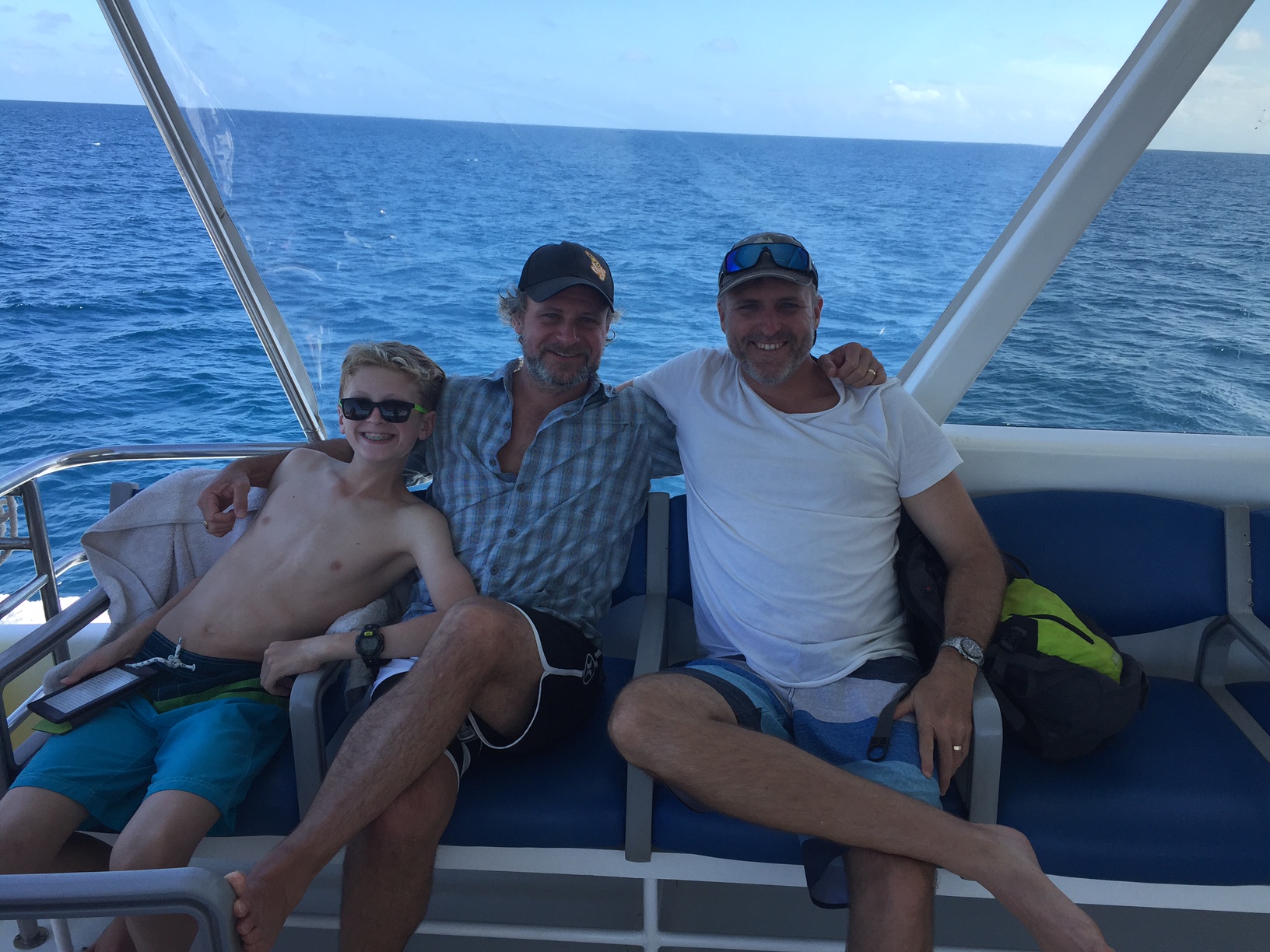 Taking a day to snorkel the Great Barrier Reef.