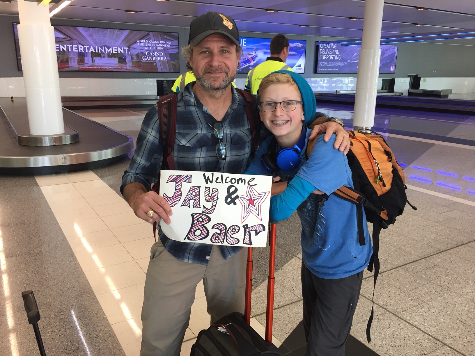 We got a warm welcome from the Aussies who were really kind and laid back. We were surprised to learn that wallaby stew and shrimp on the barbie aren't popular fare down under. However, vegemite is always on the menu (but having tried it we aren't sure why).