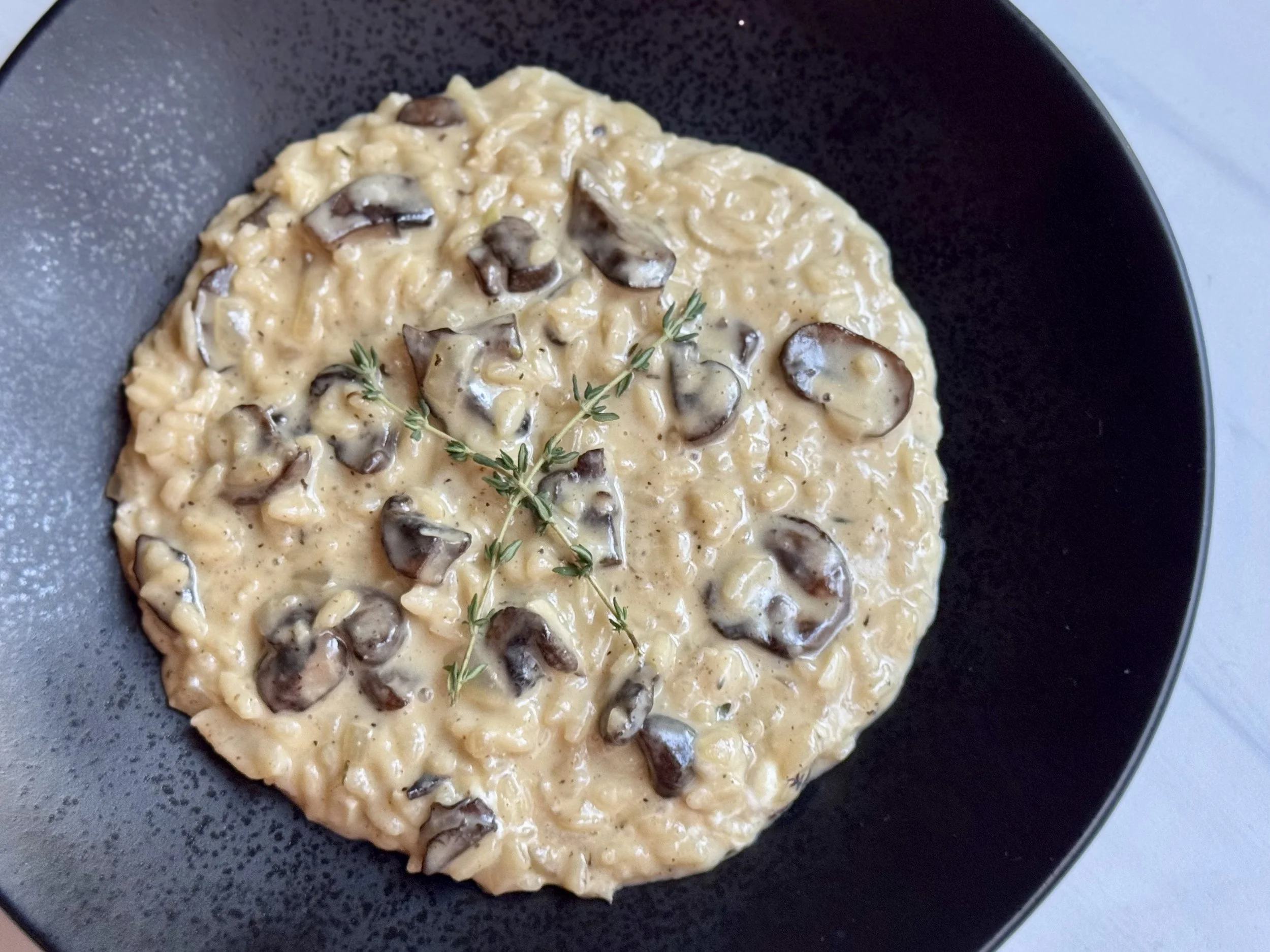 Mushroom &amp; Goat Cheese Risotto