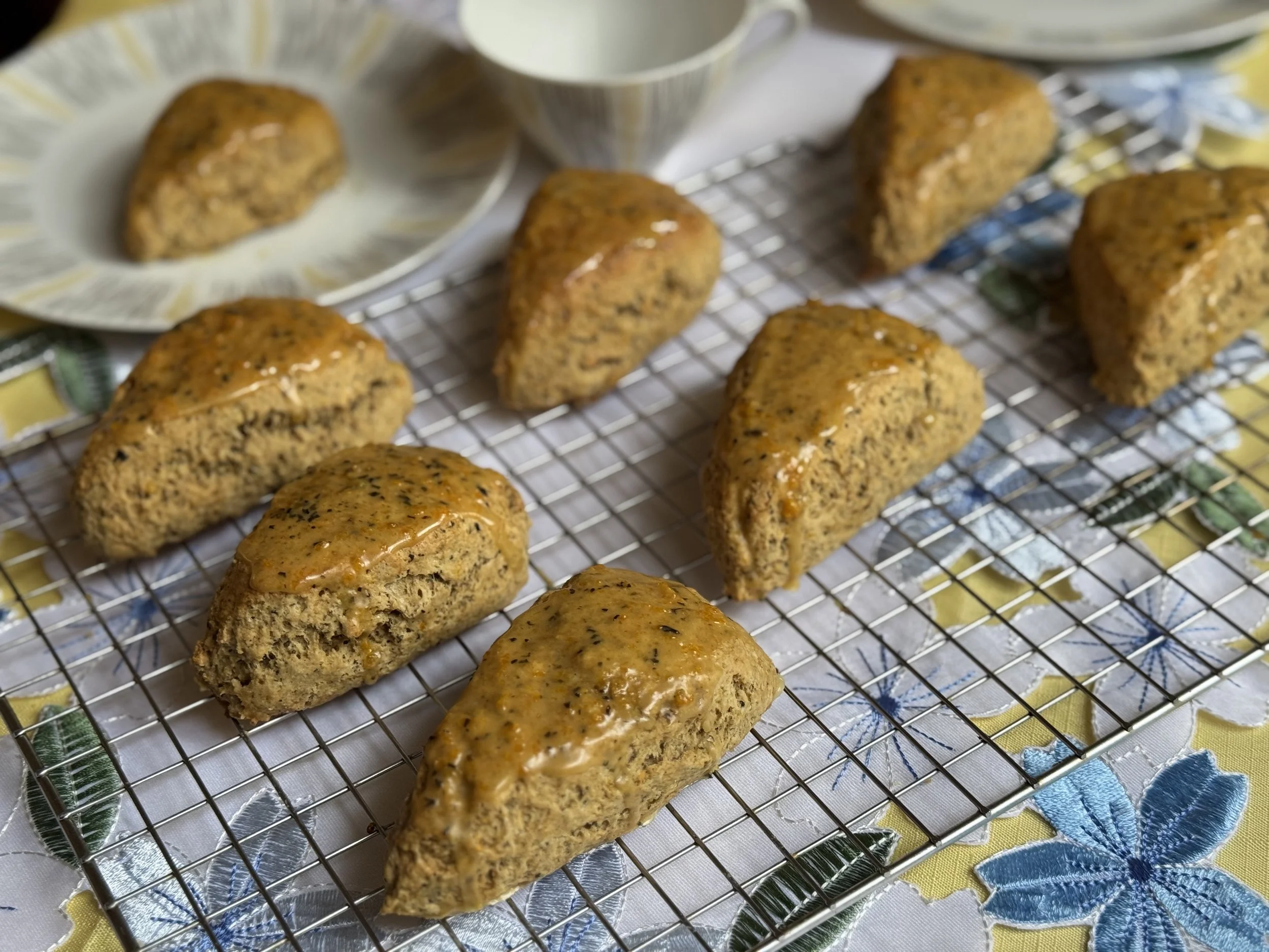 Orange and Earl Grey Scones