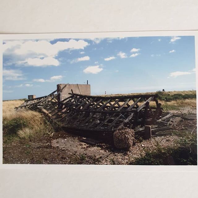 Found this photo of Orford Ness this morning. Can't remember when it was taken, but it always strikes a chord with me. #35mmphotography #orfordness #ruins