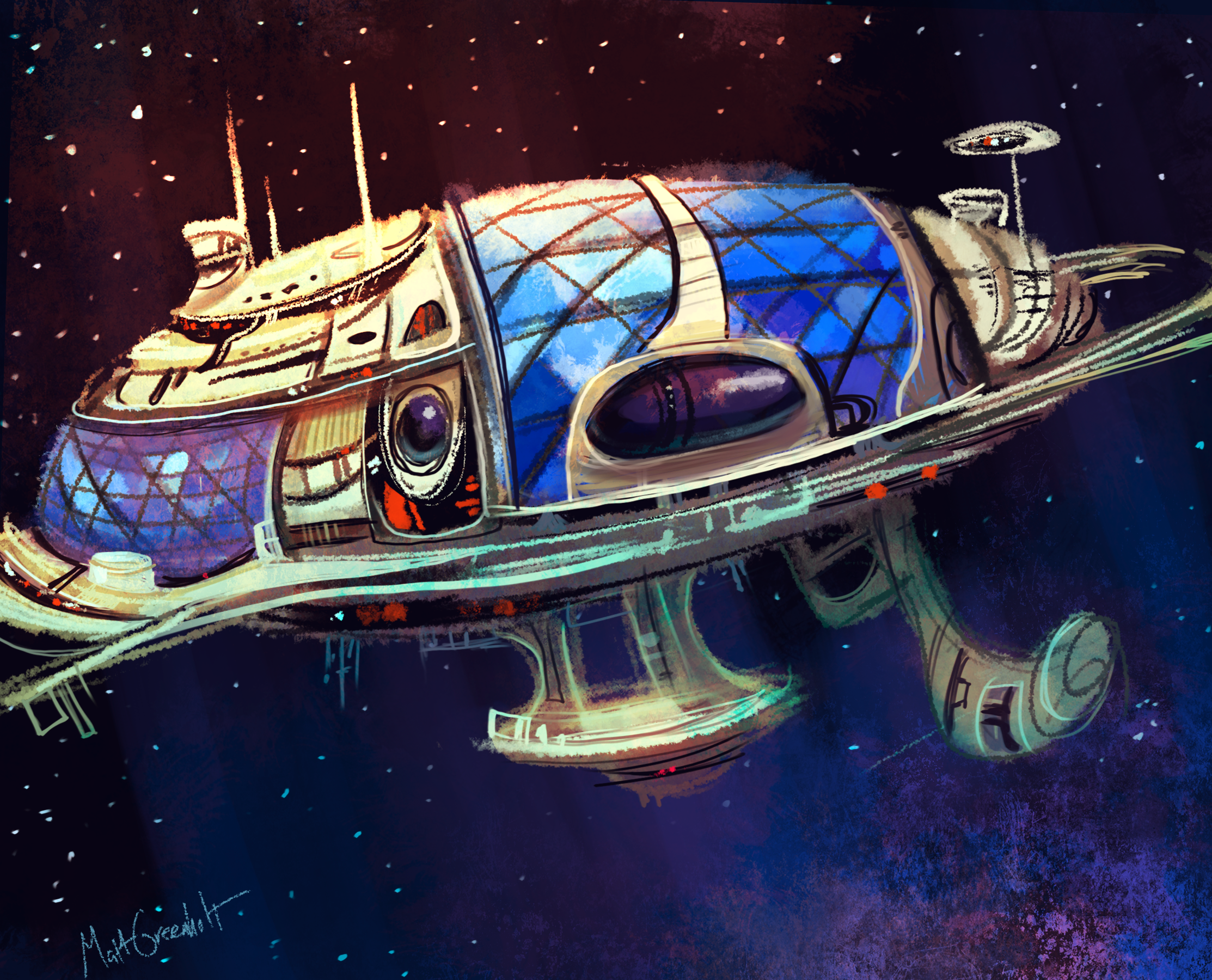Prototype Deep-Space Exploration Craft