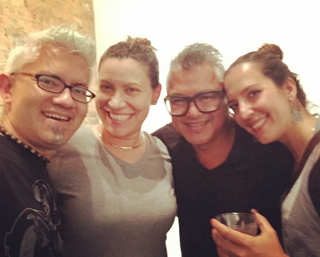  Me and Cesar with the amazing Sergio and Yanina Gomez - Founders of  The Artist Next Level   