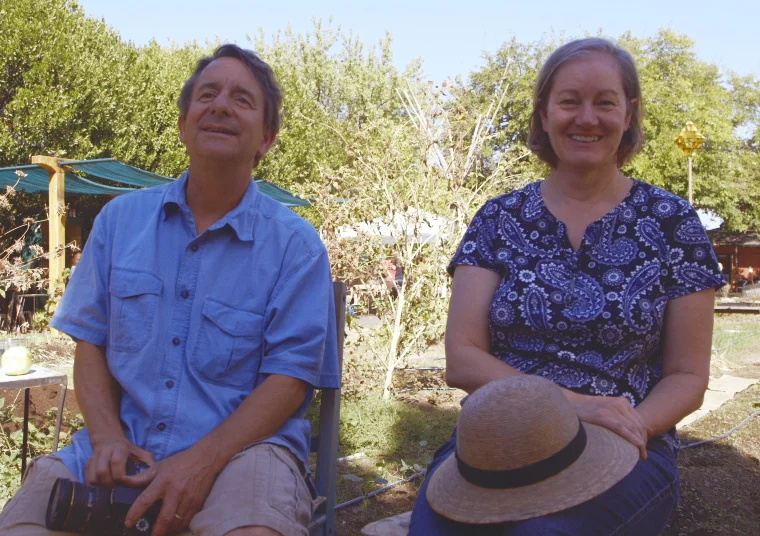A rare photo. These two seldom sit still. Todd and Molly Hall explain the history of Kentfield Gardens and how they partnered with From the Ground Up to make a real impact on their community with the garden.