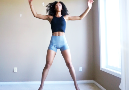 Me doing a jumping jack. How cool.