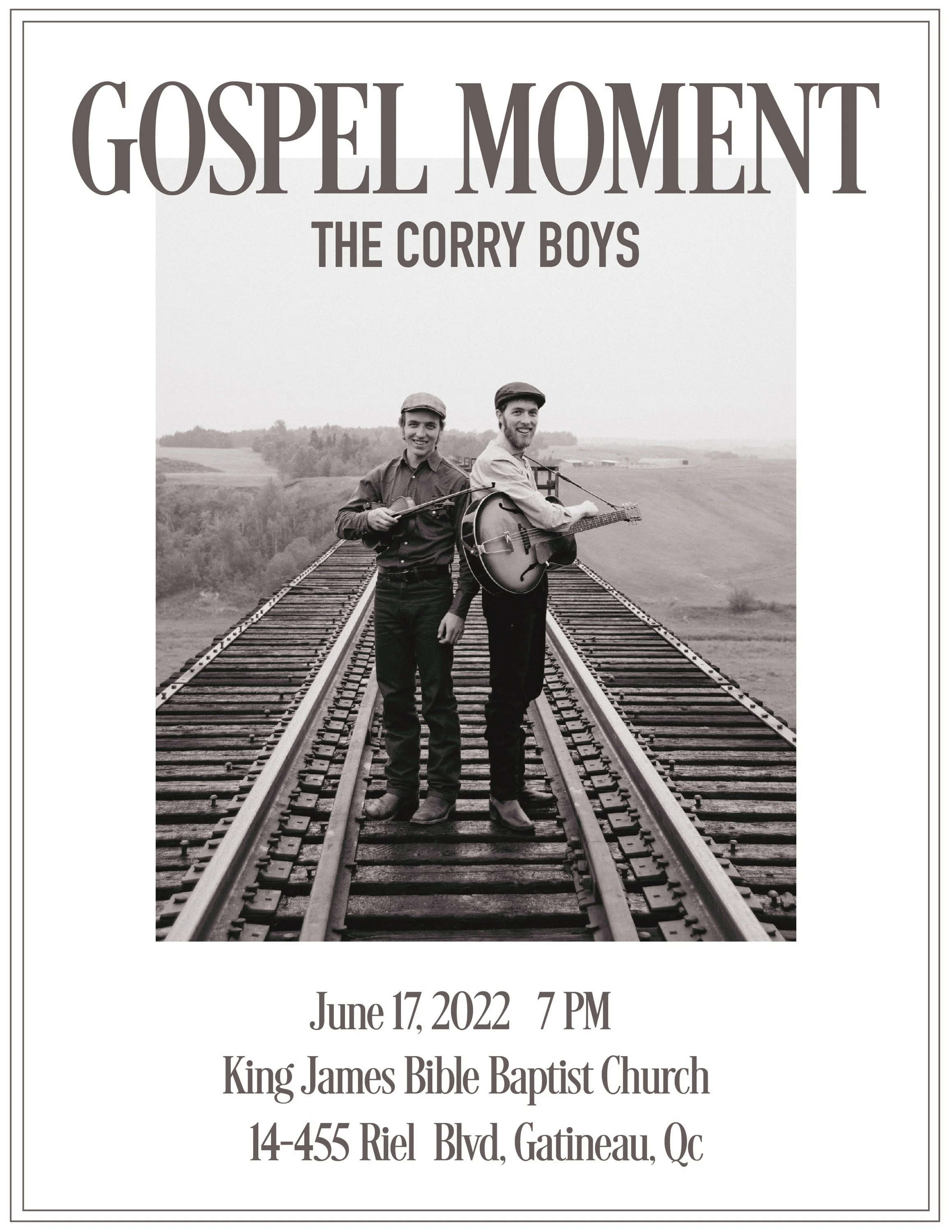 CorryBoys Gospel Moment Live