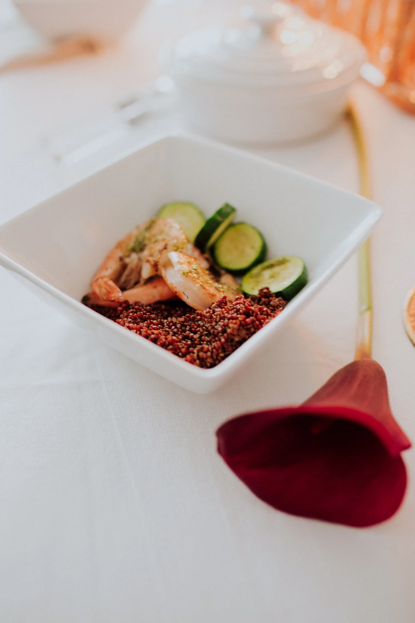 Royal Reds with Red Quinoa + Chimichurri