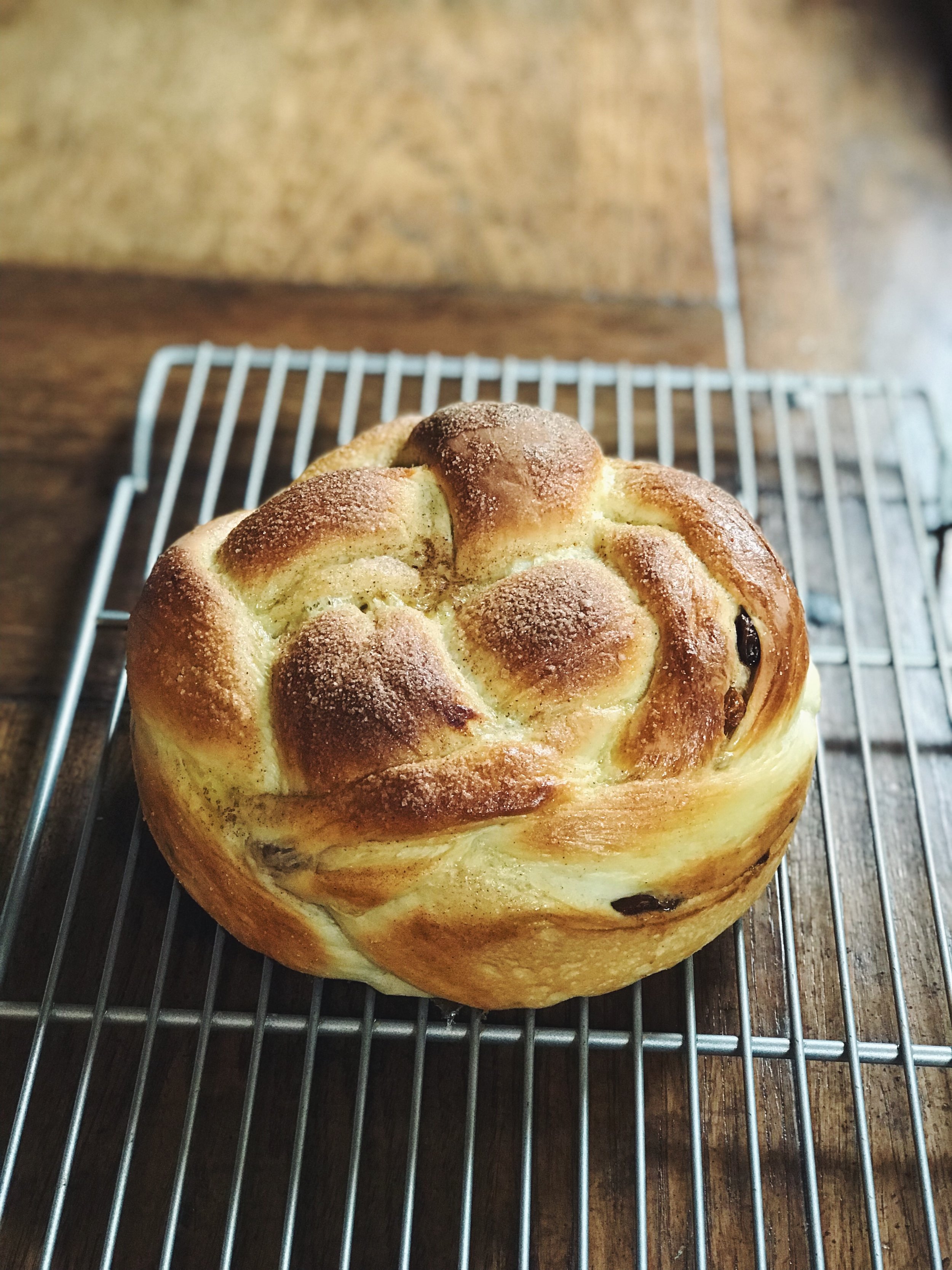Mimi's Cinnamon Raisin Challah Bread — Caramelized
